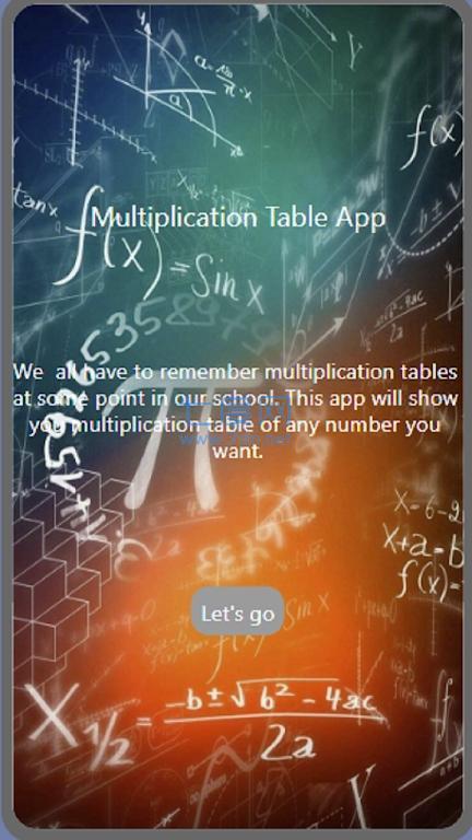 乘法智能计算Multiplication Table截图2