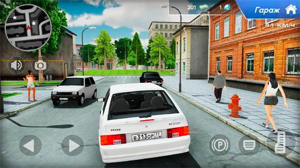 俄罗斯城市驾驶(Lada 2113 Russian City Driving)游戏截图1